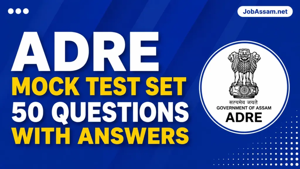 ADRE Mock Test Set Online