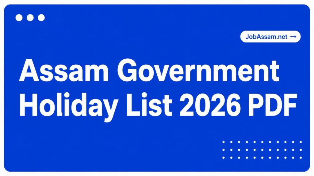 Assam Government Holiday List 2026